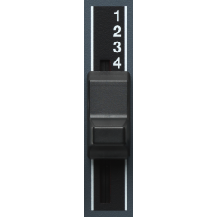 Nord Bouton Fader Noir (Drawbar) Section orgue - Vue 2